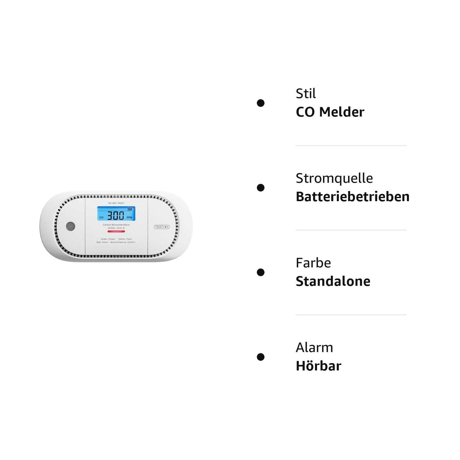 X-Sense XC01-R Kohlenmonoxid-Melder - Zuverlässiger Schutz vor CO-Gefahren Mesch Shop X-Sense XC01-R Kohlenmonoxid-Melder - Zuverlässiger Schutz vor CO-Gefahren Mesch Shop